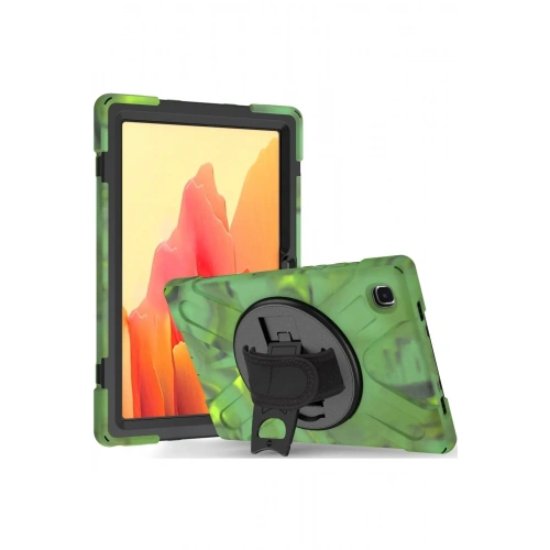 Mey İthalat®  Samsung Galaxy T220 Tab A7 Lite 8.7 Kılıf Amazing Tablet Kapak - Kamuflaj