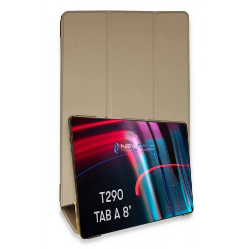 Mey İthalat®  Samsung Galaxy T290 Tab A 8 Kılıf Tablet Smart Kılıf - Gold