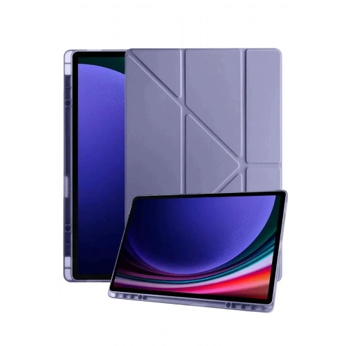 Mey İthalat®  Samsung Galaxy Tab A11 Plus Kalemlikli Mars Tablet Kılıfı - Lavender