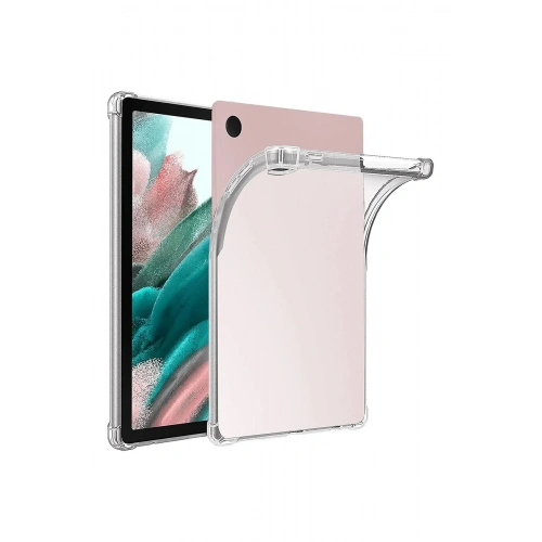 Mey İthalat®  Samsung Galaxy Tab A9 Plus Kılıf Anti Shock Tablet Silikon - Şeffaf
