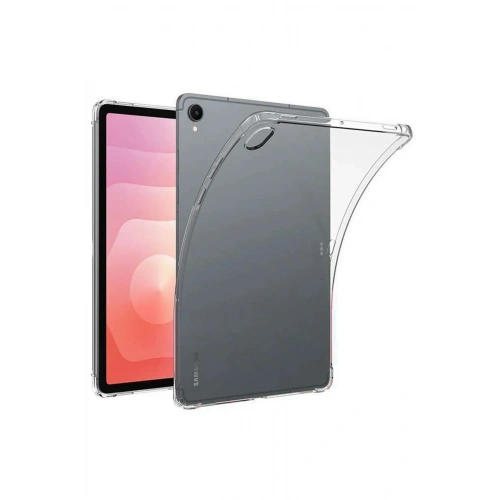 Mey İthalat®  Samsung Galaxy Tab S11 Kılıf Anti Shock Tablet Silikon - Şeffaf