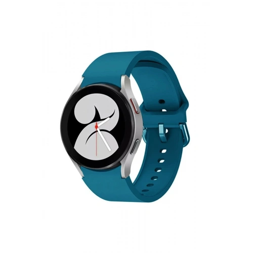 Mey İthalat®  Samsung Galaxy Watch 4 Klasik Kordon - Petrol Mavisi
