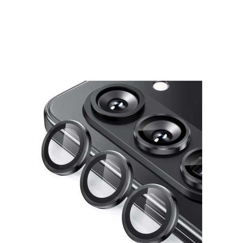 Mey İthalat®  Samsung Galaxy Z Fold 5 Valdez Metal Kamera Lens - Siyah
