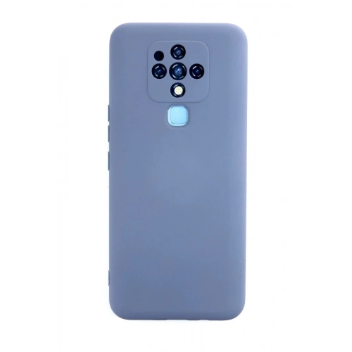 Mey İthalat®  Tecno Camon 16 Kılıf Nano içi Kadife Silikon - Gri
