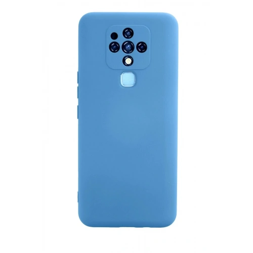 Mey İthalat®  Tecno Camon 16 Kılıf Nano içi Kadife Silikon - Mavi