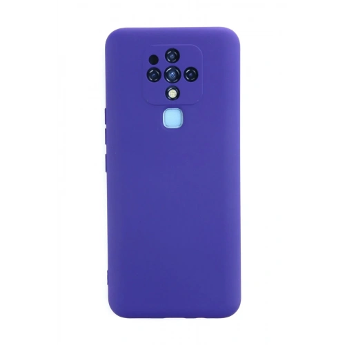 Mey İthalat®  Tecno Camon 16 Kılıf Nano içi Kadife Silikon - Mor