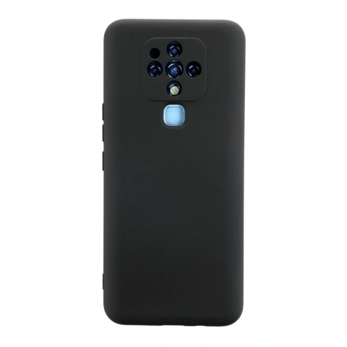 Mey İthalat®  Tecno Camon 16 Kılıf Nano içi Kadife Silikon - Siyah