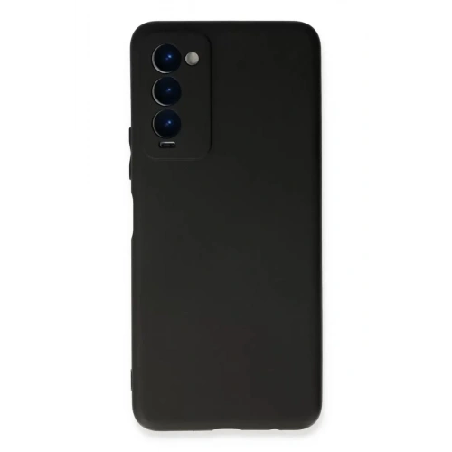 Mey İthalat®  Tecno Camon 18 Kılıf First Silikon - Siyah