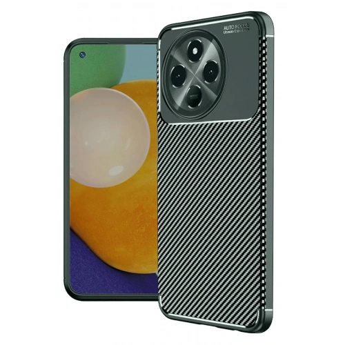 Mey İthalat®  Tecno Spark 30 Pro Kılıf Auto Focus Karbon Kapak - Koyu Yeşil
