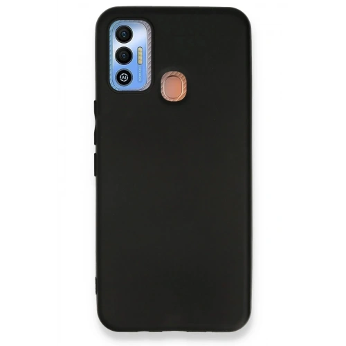 Mey İthalat®  Tecno Spark 7T Kılıf First Silikon - Siyah