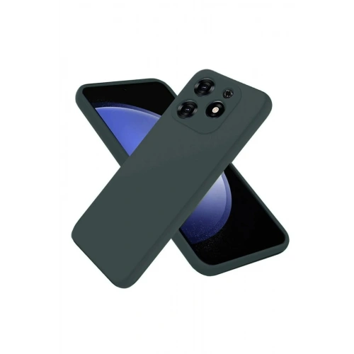 Mey İthalat®  Tecno Spark Go 2024 Kılıf First Silikon - Koyu Yeşil