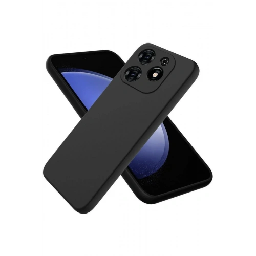 Mey İthalat®  Tecno Spark Go 2024 Kılıf First Silikon - Siyah