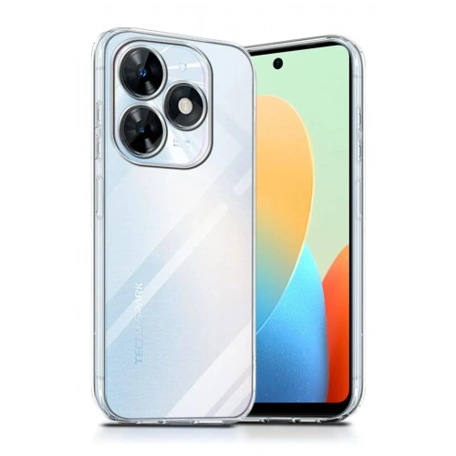 Mey İthalat®  Tecno Spark Go 2024 Kılıf Lüx Şeffaf Silikon