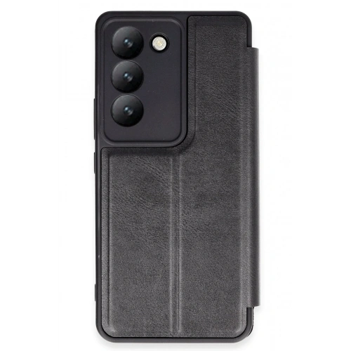 Mey İthalat®  Vivo V30 Lite 4G Kılıf Flip Cover - Siyah