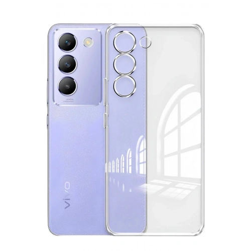 Mey İthalat®  Vivo V30 Lite 4G Kılıf Lüx Şeffaf Silikon