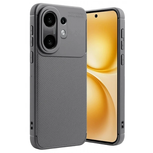 Mey İthalat®  Vivo X200 FE Auto Focus Karbon Kapak -Gri