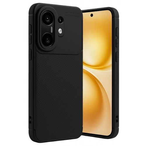 Mey İthalat®  Vivo X200 FE Auto Focus Karbon Kapak - Siyah