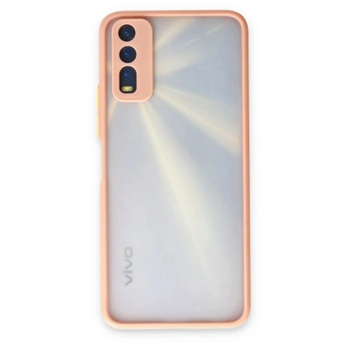 Mey İthalat®  Vivo Y11S Kılıf Montreal Silikon Kapak - Pembe