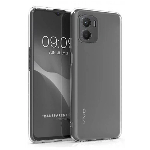 Mey İthalat®  Vivo Y15S Kılıf Lüx Şeffaf Silikon