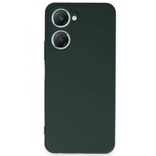 Mey İthalat®  Vivo Y18 Kılıf First Silikon - Koyu Yeşil
