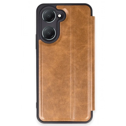 Mey İthalat®  Vivo Y18 Kılıf Flip Cover - Taba