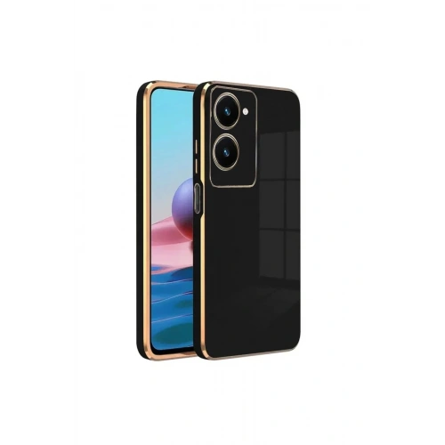 Mey İthalat®  Vivo Y18 Kılıf Volet Silikon - Siyah