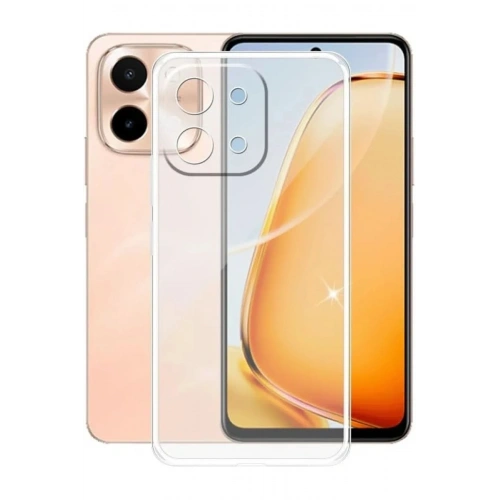 Mey İthalat®  Vivo Y28 Kılıf Lüx Şeffaf Silikon