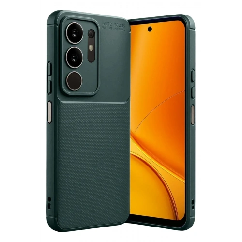 Mey İthalat®  Vivo Y29 4G Auto Focus Karbon Kapak - Koyu Yeşil