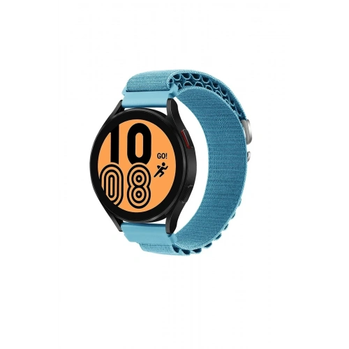Mey İthalat®  Watch 22mm KR410 Kumaş Kordon - Mavi