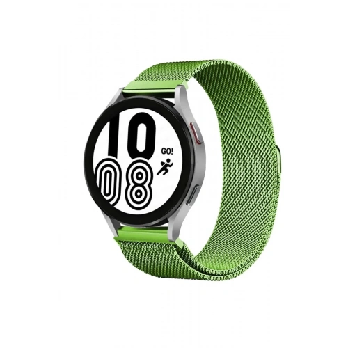 Mey İthalat®  Watch 22mm Metal Mıknatıslı Kordon - Yeşil