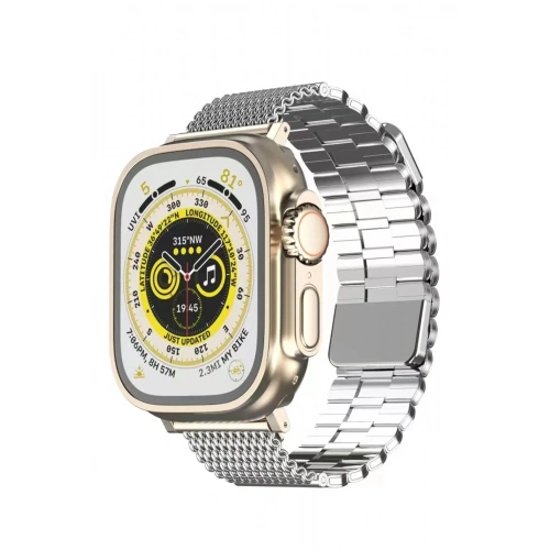 Mey İthalat®   Watch 38mm Ascend Metal Kordon - Gümüş