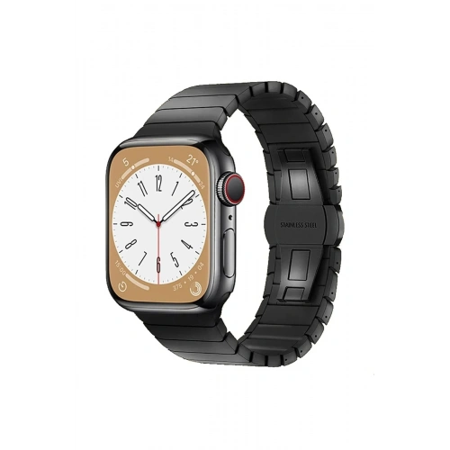 Mey İthalat®   Watch 38mm KR413 Fine Steel Kordon - Siyah