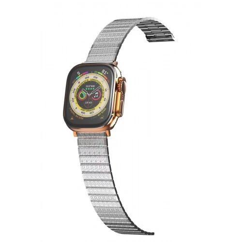 Mey İthalat®   Watch 38mm Made Metal Kordon - Gümüş