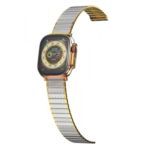 Mey İthalat®   Watch 38mm Made Metal Kordon - Gümüş-Gold