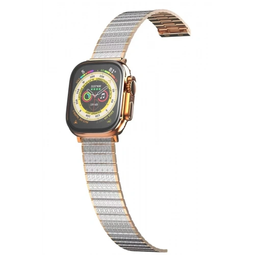 Mey İthalat®   Watch 38mm Made Metal Kordon - Gümüş-Rose Gold
