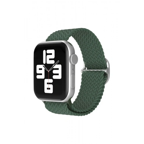 Mey İthalat®   Watch 38mm Star Kordon - Koyu Yeşil