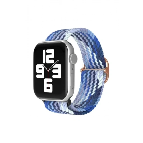 Mey İthalat®   Watch 38mm Star Kordon - Lacivert-Mavi
