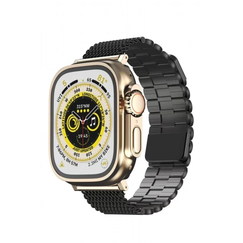 Mey İthalat®   Watch 42mm Ascend Metal Kordon - Siyah