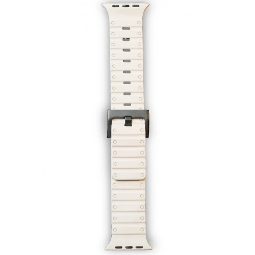 Mey İthalat®   Watch 42mm Magnus Mıknatıslı Silikon Kordon - Yıldız Işığı
