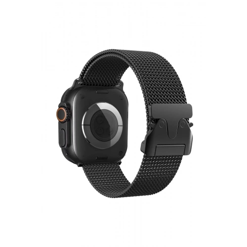 Mey İthalat®   Watch 42mm Milano Metal Kordon - Siyah