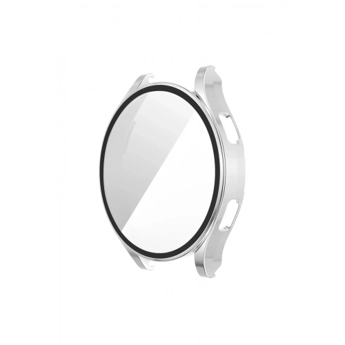 Mey İthalat®  Watch 5 44mm Wall Camlı Kasa Ekran Koruyucu - Gümüş