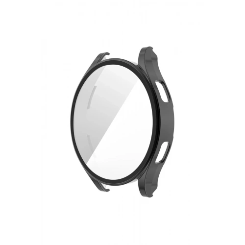 Mey İthalat®  Watch 5 44mm Wall Camlı Kasa Ekran Koruyucu - Siyah