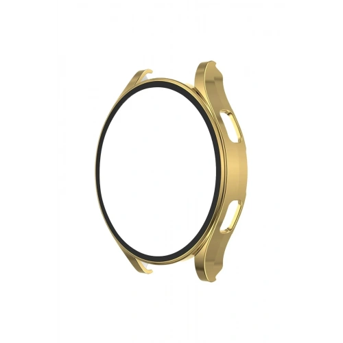 Mey İthalat®  Watch 5 Pro 45mm Wall Camlı Kasa Ekran Koruyucu - Gold