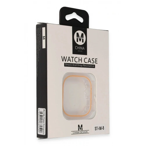 Mey İthalat®  Watch Ultra 49mm Bondy Kasa Koruyucu - Turuncu