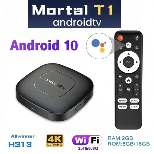 Mortal T1.Android Tv Box 2gb Ram -16 gb Hafıza Android 12 Tvbox (5468)