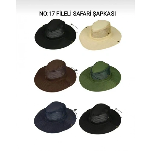 NO-17 FİLELİ SAFARİ ŞAPKA (5468)