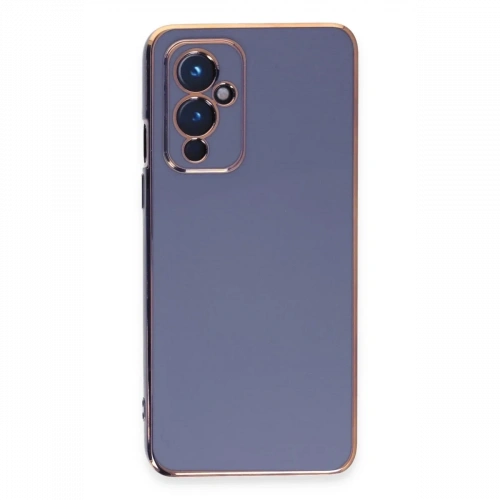 One Plus 9 Kılıf Volet Silikon - Mavi