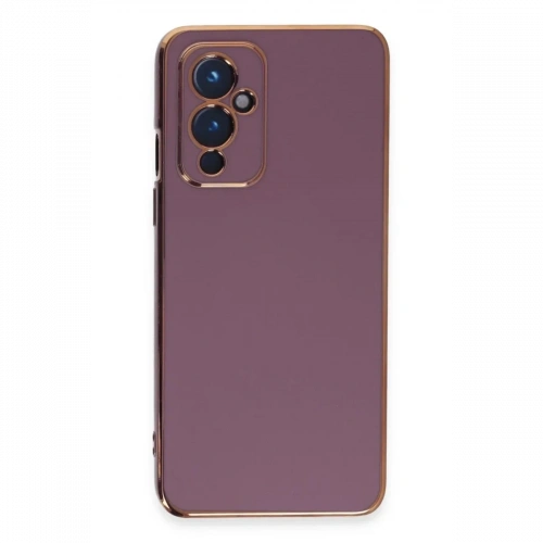 One Plus 9 Kılıf Volet Silikon - Mor