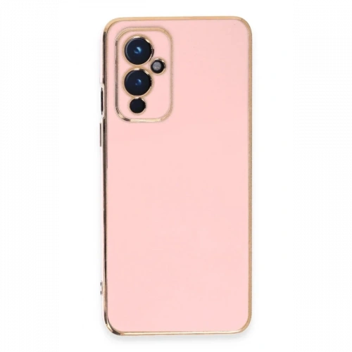 One Plus 9 Kılıf Volet Silikon - Pembe