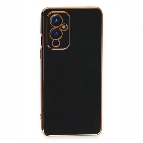 One Plus 9 Kılıf Volet Silikon - Siyah